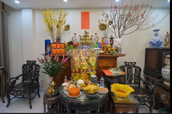 bàn thờ ông Công ông Táo